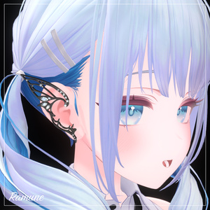 【MA対応】Lune Butterfly EarCuffs【VRchat想定】 缩略图 9