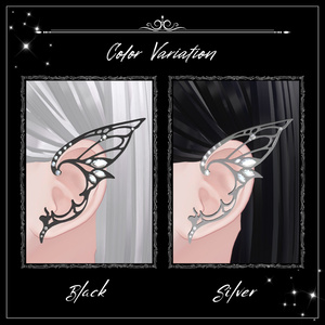 【MA対応】Lune Butterfly EarCuffs【VRchat想定】 缩略图 2