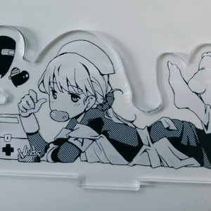 寝そべり木村屋安子さんアクリルフィギュア