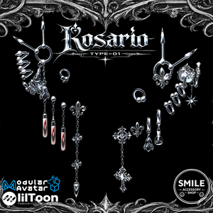 【24アバター対応】『Rosario type01』ピアス【MA対応】