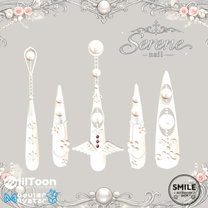 【28アバター対応】『Serene Nail』ネイル【MA対応】