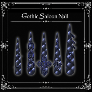 『Gothic Saloon Nail』｜ゴシックネイル【MA対応/30アバター対応/3Color】 缩略图 5