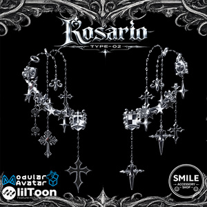 『Rosario type02』｜ピアス【26アバター対応/MA対応】