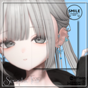 『Seraphic Tear Piasu』｜ピアス【21アバター対応/MA対応】