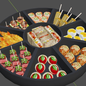 【VRChat想定】オードブルで家族ごっこ