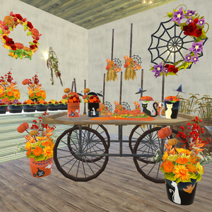ハロウィンちっくな花かざり（43点） 缩略图 2