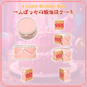 【VRChat想定】一人ぼっちの誕生日ケーキ（78点） 缩略图 4