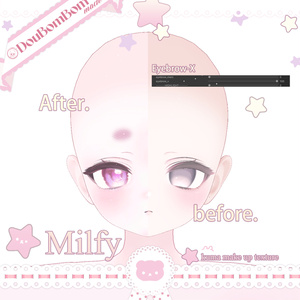 8Avatar対応Kuma eyes texture+Milfy （ミルフィ 専用）ONLY Kuma make up★ 缩略图 2