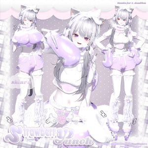 【15アバター対応】 ʚ𖦤𐙚 Strawberry Punch  ᯓ ɞ 缩略图 10