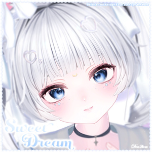 ・゜✧﹒𝜗𝜚﹒✧゜・Selena-Sweet dream make up texture +Face acc 缩略图 4