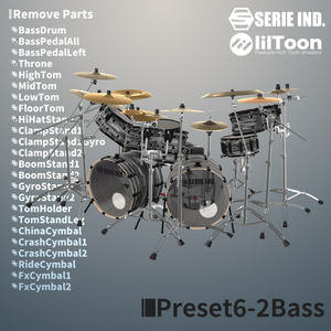SI-DrumSet | Unity上で改変可能なドラムセット | VRChat想定 缩略图 12