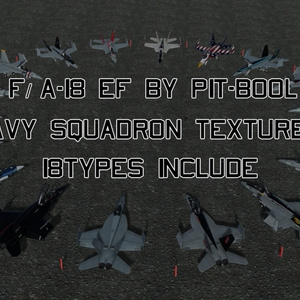 F/A-18EF&EA-18G by PIT-BOOL USNAVY TEXTURE PACK