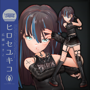 オリジナル3Dモデル【DSBM魔法少女】『広瀬ゆきこ』ver.1.0_Vket期間限定特価