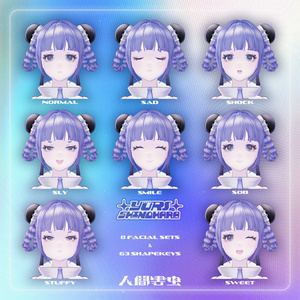オリジナル3Dモデル【電波系女子】『篠原百合』ver.1.0_Vket期間限定特価 缩略图 4