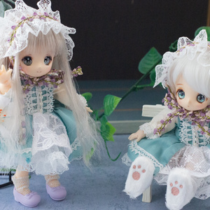 1/4ドールヘッド imomodoll MIKO カスタムヘッド セミホワイト肌＋