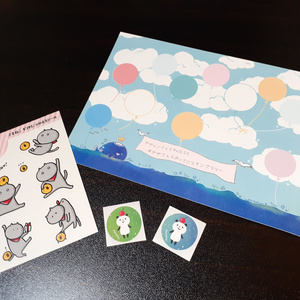 デザフェスかってにスタンプラリーシール