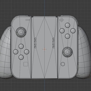 【無料】ゲームコントローラ【blender2.83モデルデータ】