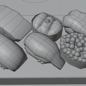 【無料】３Ｄモデルデータ「寿司」【blender2.83】 缩略图 3