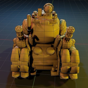 【無料】戦車モデルデータ【blender2.83】 缩略图 2