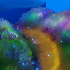 【無料】けものみち背景データ【blender2.9】 缩略图 2