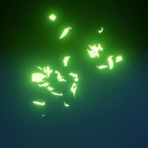 【無料】エフェクト５種類【blender2.9データ】 缩略图 4