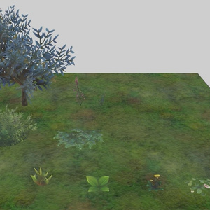 【無料】草アセットサンプルデータ【blender2.92】