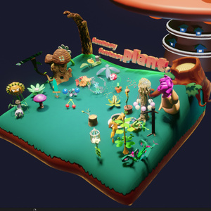 【無料】ファンタジーな植物【blender3.3】