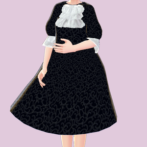Cute Lolita Dress (VRoid Texture)