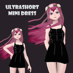 Short Gothic Dress (VRoid Texture)