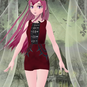 Free Gothic Outfit (VRoid Texture)