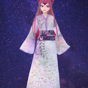 Purple Kimono (VRoid Texture)