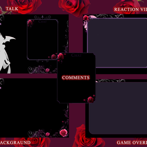 【Vtuber素材】配信画面デザイン| stream overlay| Vtuber Overlay | Streamer Assets |Streaming Overlay | Vtuber Assets