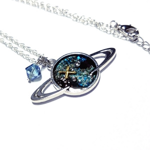 【再入荷】輝く惑星のペンダント