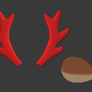 Rudolph horn, tail