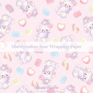 ラッピングペーパー / Marshmallow Bear