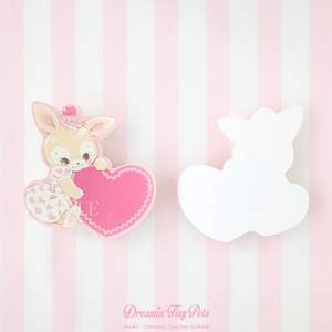 ミニメッセージカードセット / Big Heart Bunny