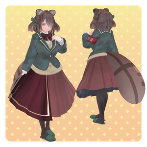 オリジナル3Dモデル「狸晴 -Riharu-」#Riharu_3D 缩略图 2