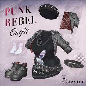 PUNK REBEL Outfit for NIBAN Body