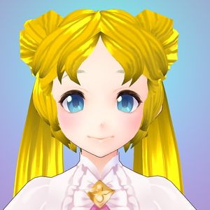 [VRoid] 無料 FREE: Moon Cosplay Hair Preset [ムーン★コスプレ]