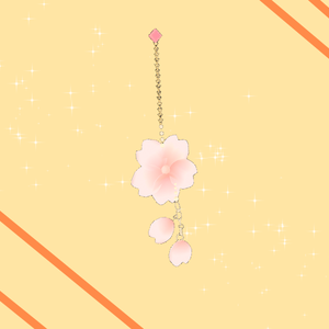 🌸 SAKURA 🌸 桜のアクセサリー【オリジナル3D】「dynamic bone 設定済み」