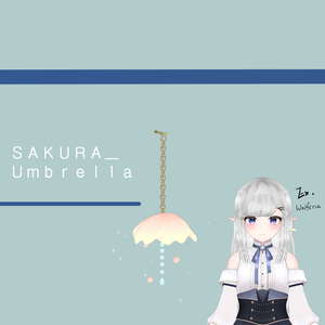 ☂️🌸sakura_umbrella🌸☂️オリジナル3D】「dynamic bone 設定済み」
