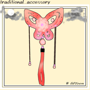 traditional_accessory【オリジナル3D】「dynamic bone 設定済み」