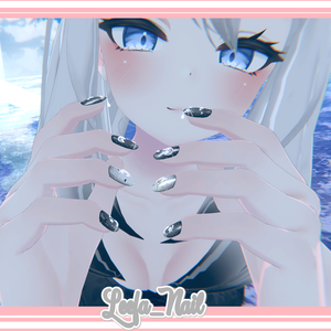 💅🏻Leefa_nail💅🏻【オリジナル3D】「dynamic bone 設定済み」