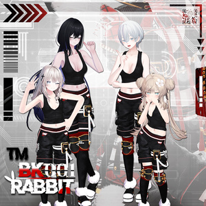 【3Dモデル】 【TM：BK001ㅡRabbit】 (女性) 缩略图 3