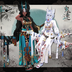 【3Dモデル】 ✨鬼連 [귀연: -Kiren-] (女性)✨ 缩略图 4