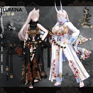 【3Dモデル】 ✨鬼連 [귀연: -Kiren-] (女性)✨ 缩略图 3