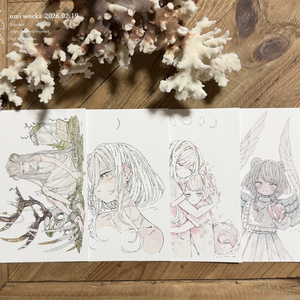 手描きイラスト◇直筆ポストカード◇ - bonjoru - BOOTH