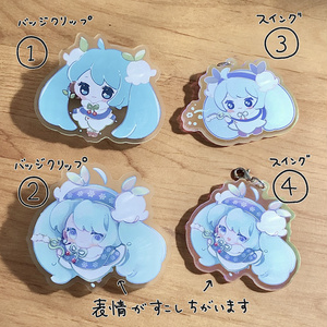 コンパス アダム ソーン アクリルクリップバッジ - 61号室▽ - BOOTH