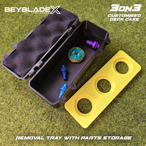 ベイブレードX]3on3デッキケースver3.1 紫文字バージョン - iwamen - BOOTH