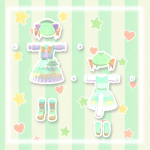 【ととちゃん＆ちとちゃん対応】メロンセーラー(∩>ω<∩).*･ﾟmelon sailor 缩略图 4